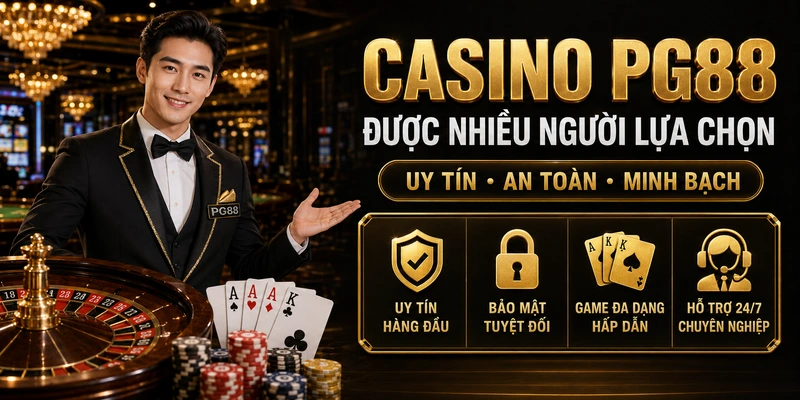 Casino PG88 được nhiều người chơi lựa chọn