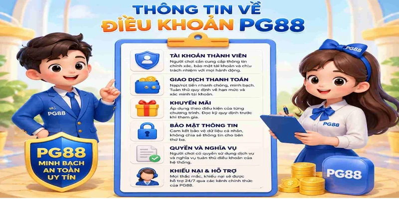 Thông tin về điều khoản PG88