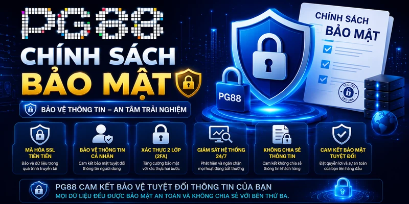Chính sách bảo mật thông tin tại PG88